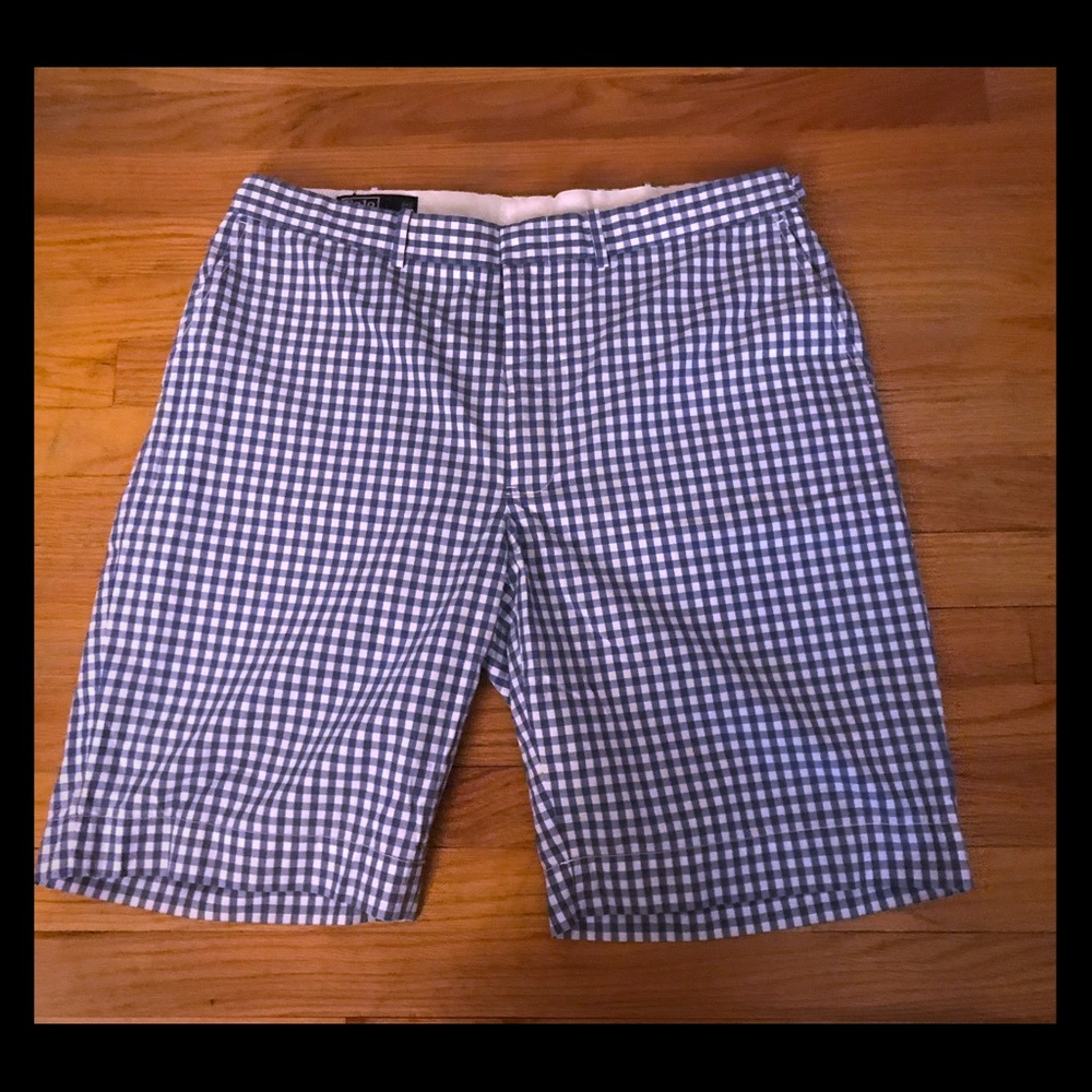 Ralph Lauren Checkered Polo Golf Shorts